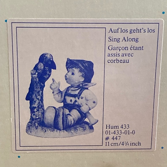 🟣 Sing Along - Hummel 433 - with original box - Picture 10 of 11